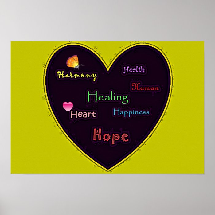 Happiness Harmony Health and hope inspirational me Posters