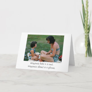 Happiness Held/Happiness Shared Card
