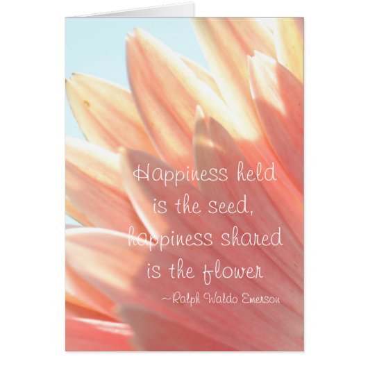 Happiness Held is the Seed Cards (Front)