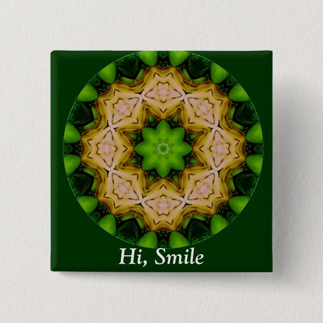 Happiness & Holidays_ Pinback Button (Front)