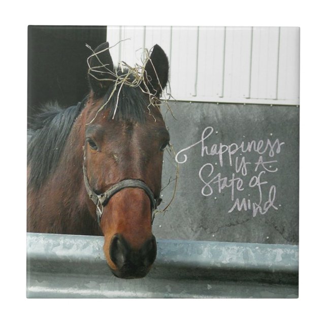 Happiness Horse Tile (Front)