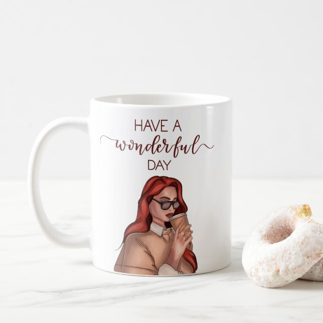 Happiness in a Mug (With Donut)
