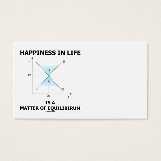 Happiness In Life Is A Matter Of Equilibrium