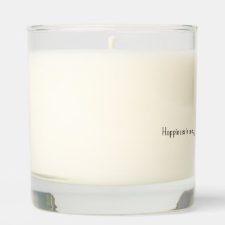 Happiness in the cup scented candle