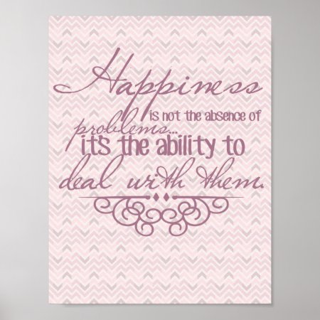 Happiness Inspirational Poster