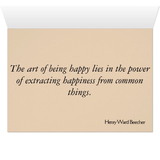 Happiness Is..... (Inside Horizontal (Bottom))