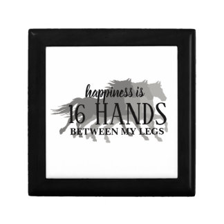 Happiness is 16 HANDS Between My Legs Gift Box