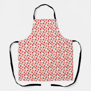 Happiness Is A Bowl Of Fresh Strawberries Apron