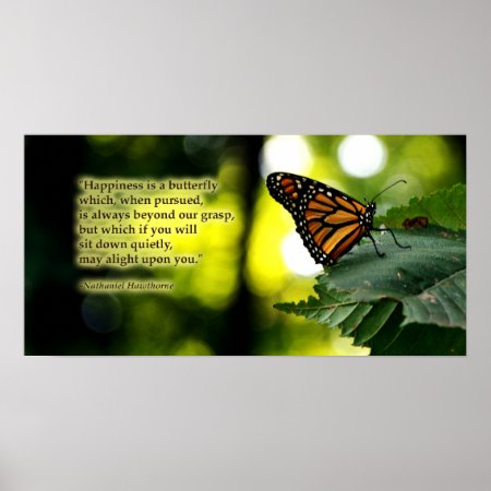 Happiness Is A Butterfly Poster