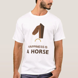 Happiness Is A Horse – Horse Lover Gift T-Shirt