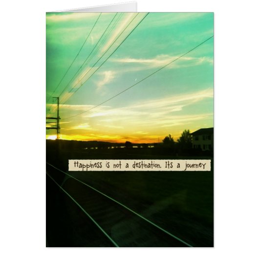 Happiness is a journey (Front)