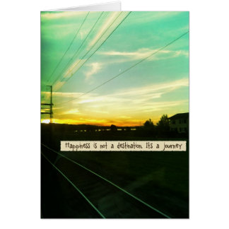 Happiness is a journey cards