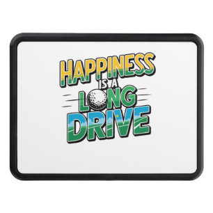 Happiness is a Long Drive, Golf Hitch Cover