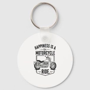 Happiness is a Motorcycle Ride.jpg Keychain