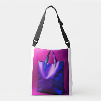 "Happiness is a new handbag." Crossbody Bag