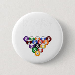 Happiness Is A Perfect Rack Perfect Rack Billiards Button