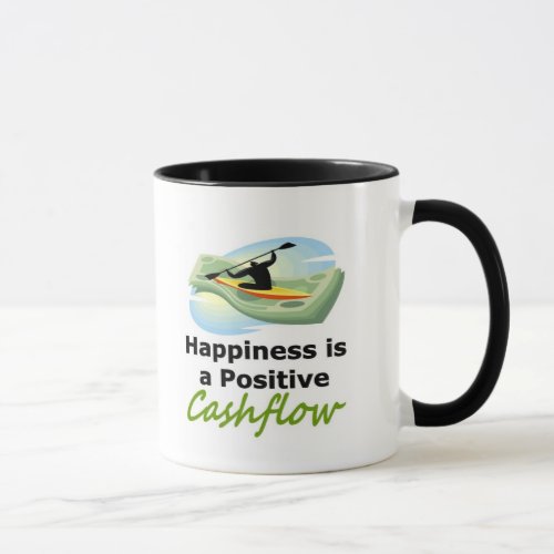 Happiness is a positive cashflow mug