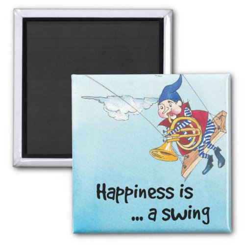 Happiness is a swing  magnet