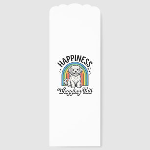 Happiness Is a Wagging Tail Dog Lover Design_1 Bookmarks
