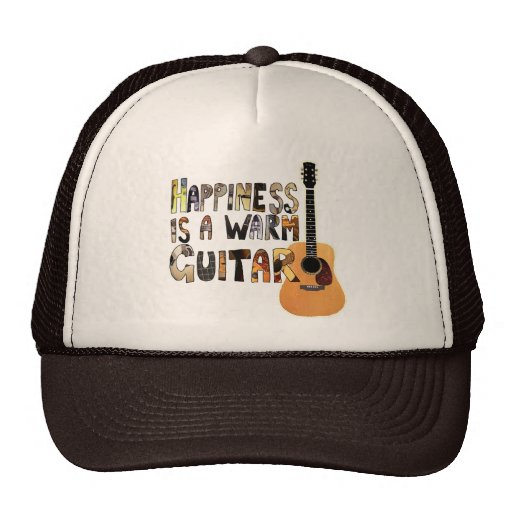 Happiness is a Warm Guitar Trucker Hat