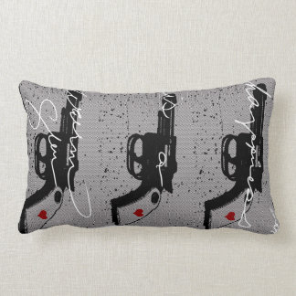 Happiness is a warm gun pillow