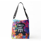 Happiness Is A Warm Pug Colorful Pyramid