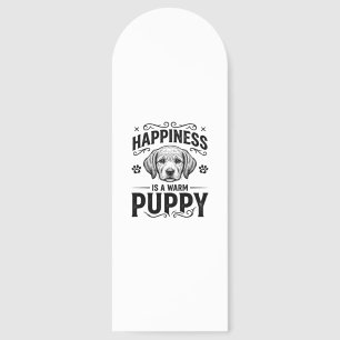 Happiness Is A Warm Puppy Vintage Dog Shirt Design Bookmarks