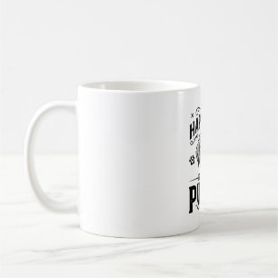 Happiness Is A Warm Puppy Vintage Dog Shirt Design Coffee Mug