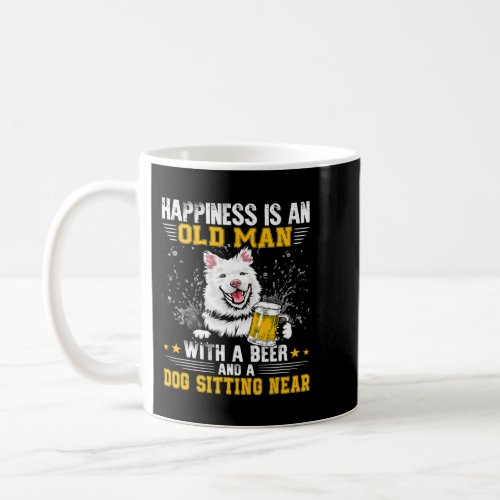 Happiness Is An Old Man With A Beer And A Finnish  Coffee Mug