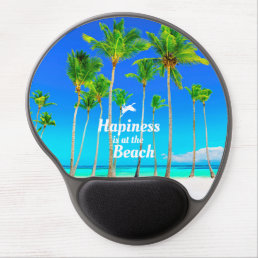 Happiness is at the Beach Gel Mouse Pad