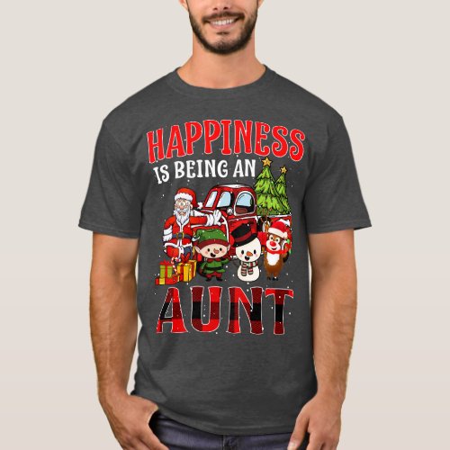 Happiness Is Being A Aunt Christmas T_Shirt