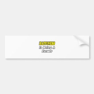 Happiness Is Being a Farmer Bumper Sticker