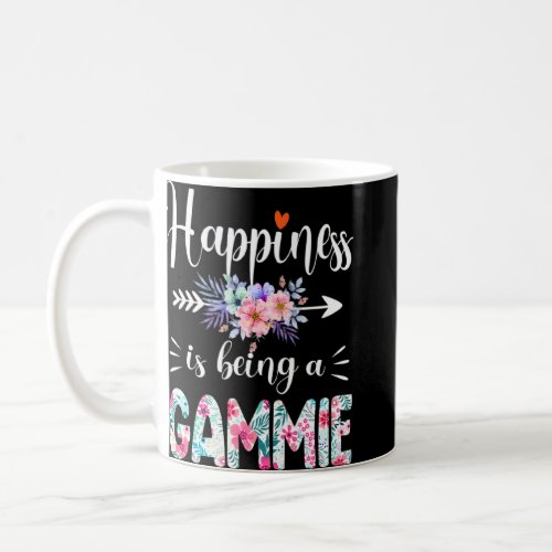 Happiness Is Being A Gammie Ever Women Floral Deco Coffee Mug