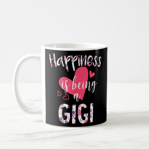 Happiness Is Being A Gigi Flower Mothers Day 2022 Coffee Mug