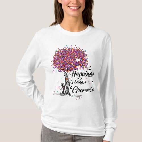 Happiness Is Being A Grammie Cute Mothers Day Gif T_Shirt