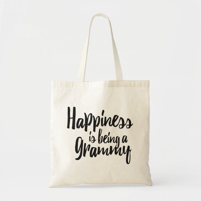 Happiness Is Being A Grammy Tote Bag (Front)