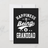 Happiness is Being a Granddad T-shirt Gift