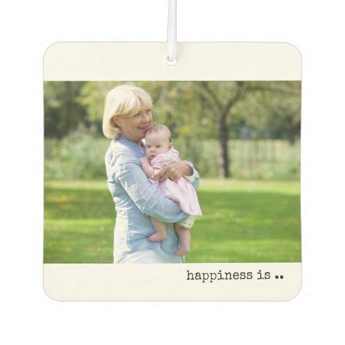Happiness is being a Grandma  2 Photo Air Freshener