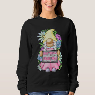 Happiness Is Being A Grandma Gnome Cute Girl Mothe Sweatshirt