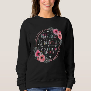Happiness Is Being A Granny Floral Mother s Day Wo Sweatshirt