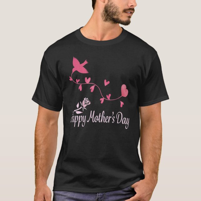 Happiness Is Being A Lola Cute Mother's Day T-Shirt (Front)
