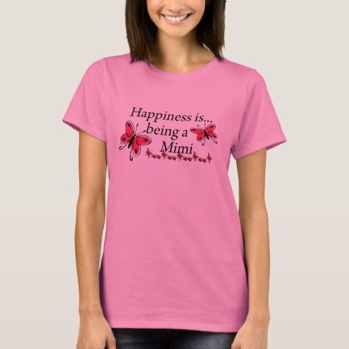 Happiness Is Being A Mimi BUTTERFLY T_Shirt