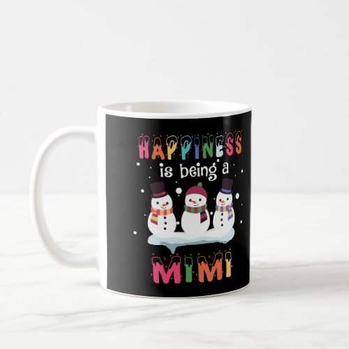Happiness Is Being A Mimi Christmas Gift For Grand Coffee Mug