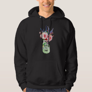 Happiness Is Being A Mimi Mother Floral Decoration Hoodie