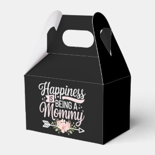 Happiness Is Being A Mommy Floral Mother’s Day Favor Boxes