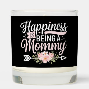 Happiness Is Being A Mommy Floral Mother’s Day Scented Candle
