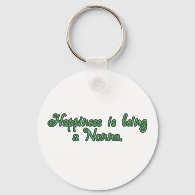 Happiness is being a Nonna Keychain (Front)