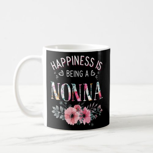 Happiness Is Being A Nonna  Nonna Mothers Day  Coffee Mug