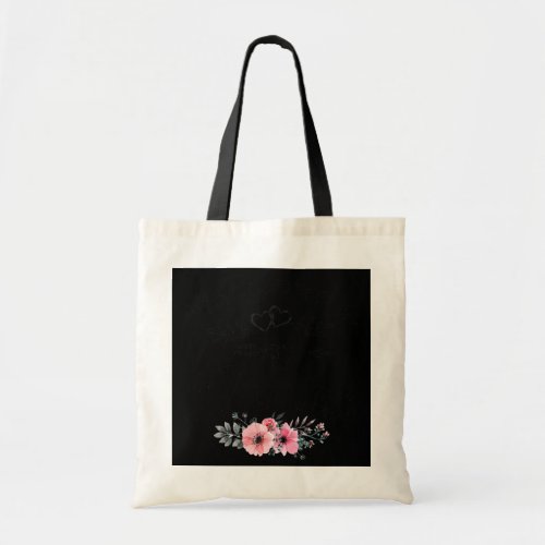 Happiness Is Being A Nonnie Floral Decoration  Tote Bag