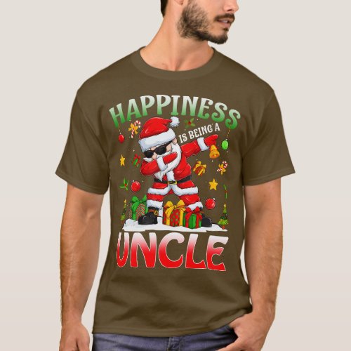 Happiness Is Being A Uncle Santa Christmas T_Shirt